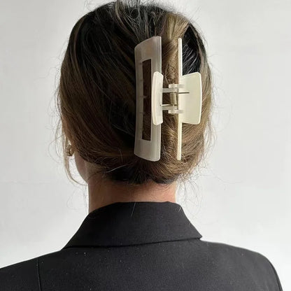 Hårklämma XL blank - 13 cm