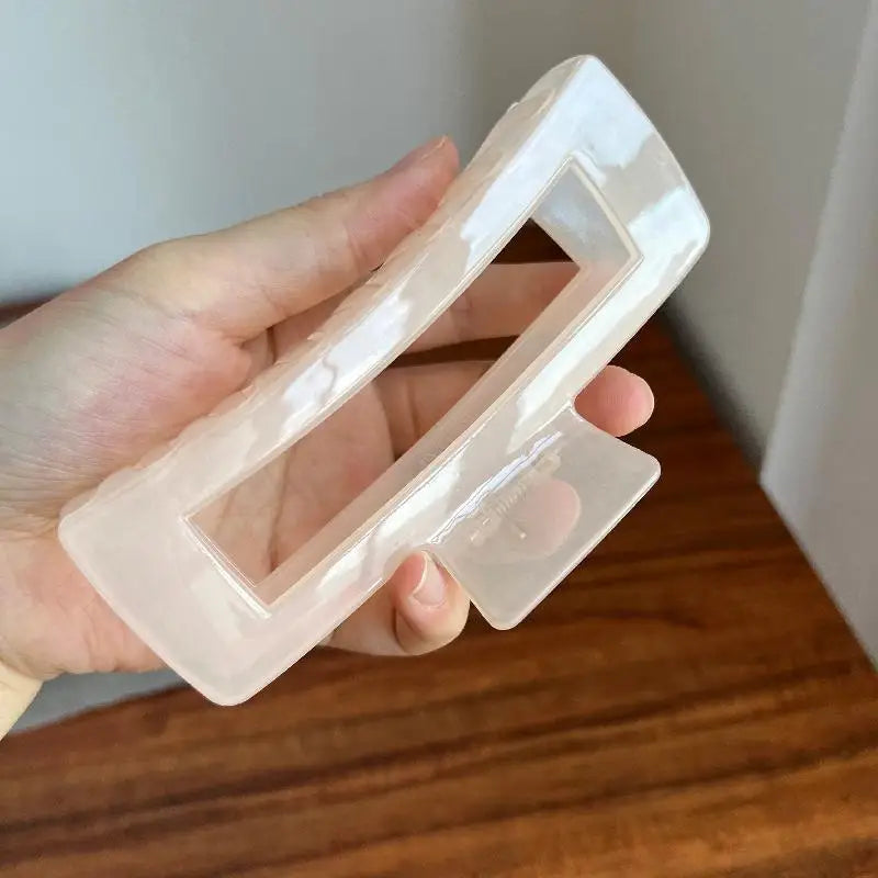 Hårklämma XL blank - 13 cm