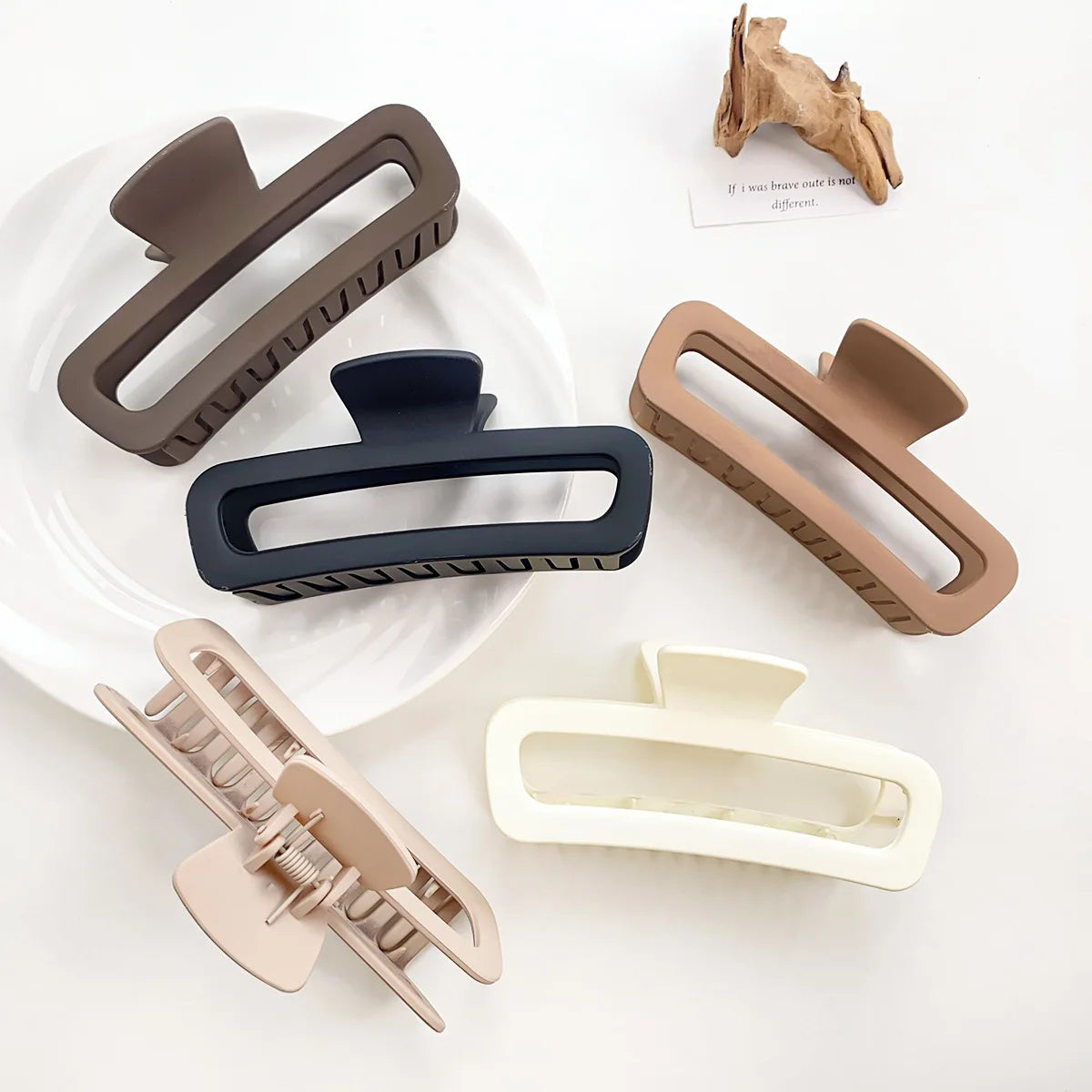 Hårklämma XL rund – 13 cm