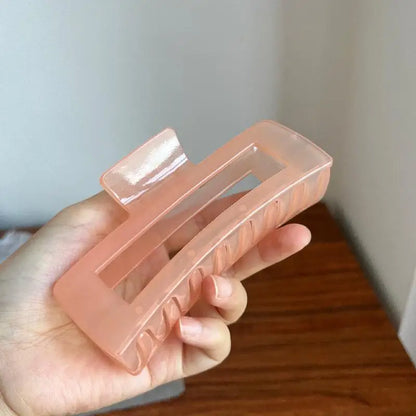 Hårklämma XL blank - 13 cm