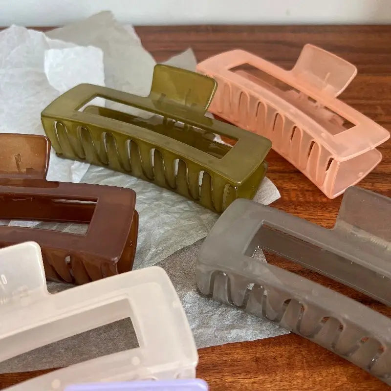 Hårklämma XL blank - 13 cm