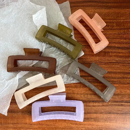 Hårklämma XL blank - 13 cm